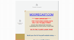 Desktop Screenshot of moorecast.com