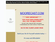 Tablet Screenshot of moorecast.com